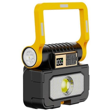 Lampe torche LED solaire multifonctionnelle et portable (1/5)