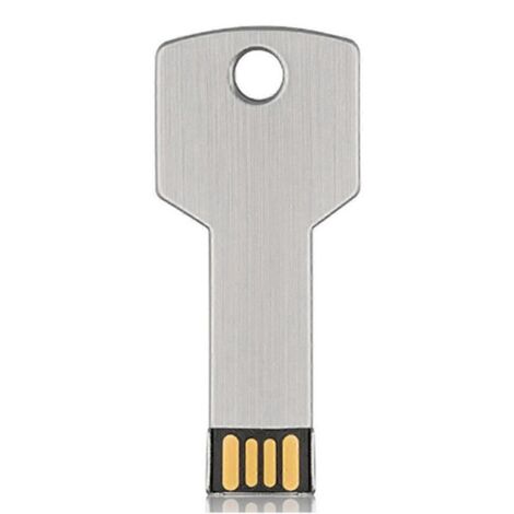 Clé USB 32 Go en métal haute capacité en forme de clé (1/5)