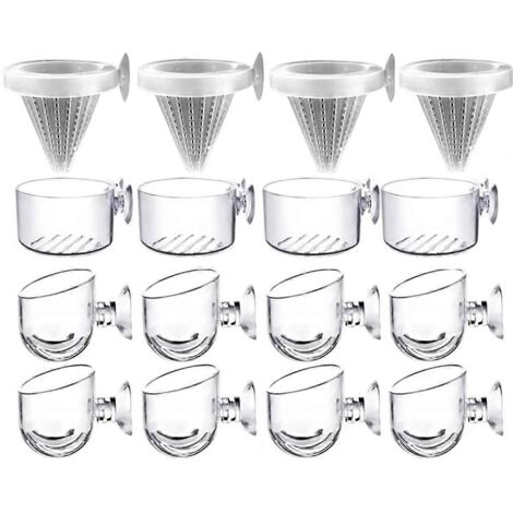 Kit de 16 pots pour plantes aquatiques en acrylique transparent (1/5)