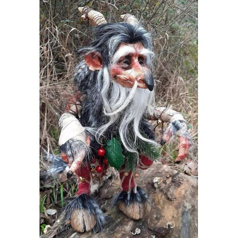 Grand lutin de jardin, sculpture décorative en résine faite à la main, nain de jardin, décoration de jardin (1/3)