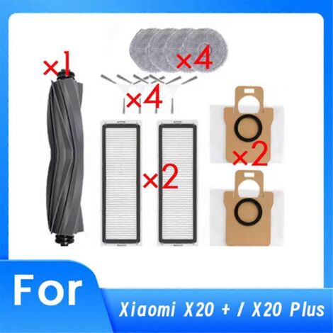 Lot de 13 brosses de rechange pour aspirateur X20+ (1/5)
