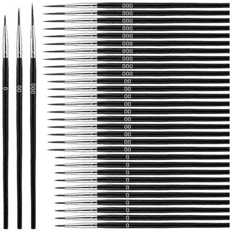 30 pinceaux de précision pour la peinture par numéros (A) (1/5)