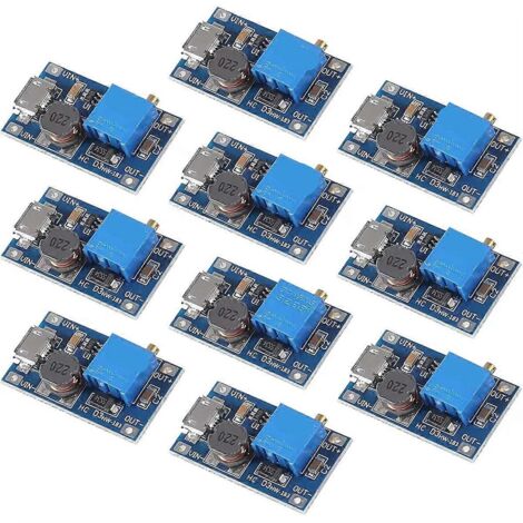 10 modules élévateurs de tension réglables Micro-USB (1/5)
