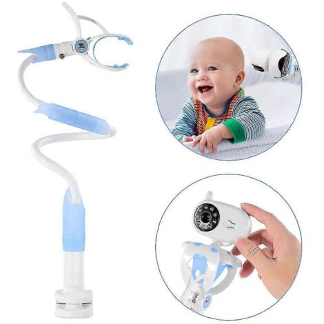 Support pour caméra bébé, support pour babyphone, support universel pour caméra, réglable et flexible (1/4)