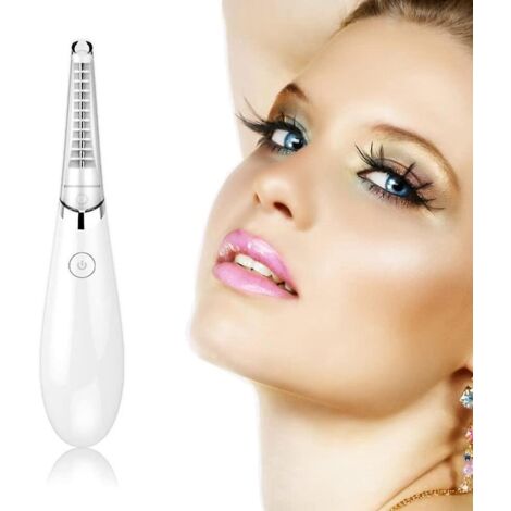 Recourbe-cils électrique chauffant rechargeable 180°, longue durée, ports USB à double réglage de température (1/5)