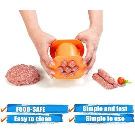 Machine à saucisses, poussoir à viande, remplisseur manuel, machine à salami (1/4)