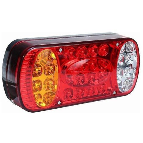 Feu arrière stop à 32 LED 12 V pour remorque, camion, caravane ou fourgonnette (1/4)