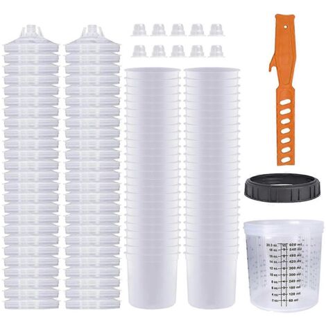 Kit de godet à peinture de 600 ml (20 onces) pour revêtements automobiles (1/5)