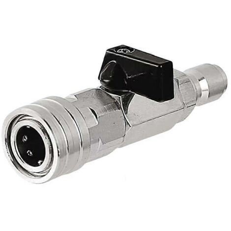 Kit de vanne à bille pour nettoyeur haute pression avec raccord rapide 1/4 pouce (1/5)