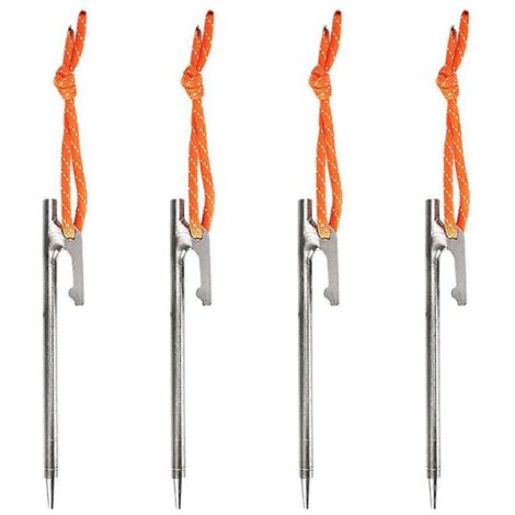 Piquets de tente en alliage de titane, 24 cm (1/5)
