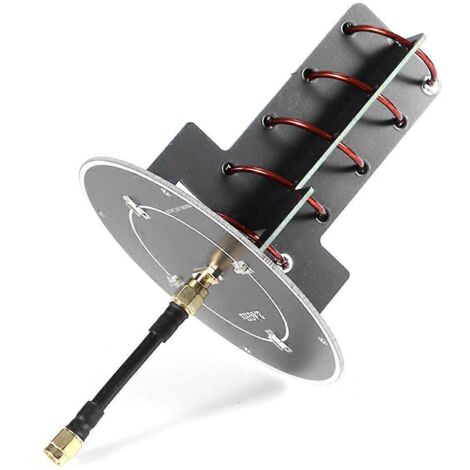 Antenne directionnelle spirale à gain de 2,4 GHz, trou pour gaucher (1/5)