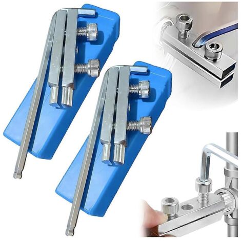 Outil de démontage de robinet cassé, extracteur de vis abîmées, lot de 2 (1/5)