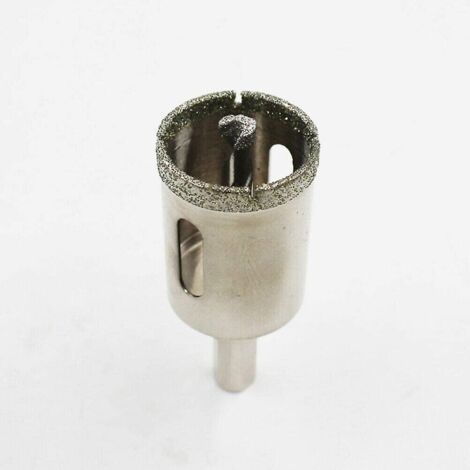 Foret diamanté avec foret de centrage, scie cloche de 22 mm, outil de coupe pour verre (1/5)