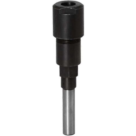 Rallonge de pince de défonceuse, rallonge de pince de fraise, rallonge pour machine à sculpter et graver, porte-mandrin pour le travail du bois, fraise (queue de 8 mm) (1/4)