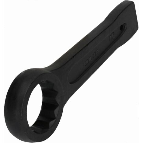 Clé à douille à anneau de 24 mm, clé à douille à poignée droite, clé à anneau simple métrique, clés à frapper pour divers boulons à tête hexagonale (1/4)