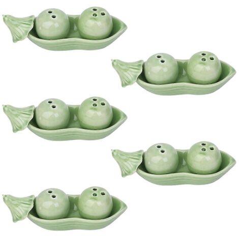 Coffret cadeau de mariage : Pot à épices mignon en forme de petit pois et de poivron (1/5)