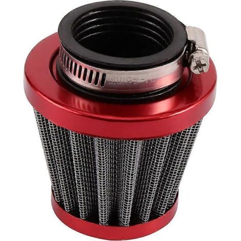 Filtre à air de remplacement 38 mm pour CB CG 150cc 200cc PZ26 PZ27, carburateur, scooter, quad, moto tout-terrain, rouge (1/5)