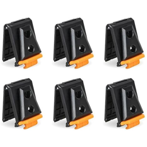 Lot de 6 supports Clip Tech pour pochettes ClipTech TOU-CT, clip ceinture porte-outils (1/5)