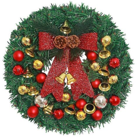 Couronne de porte, décoration de Noël (1/5)