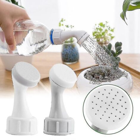 Lot de 2 buses d'arrosage pour bouteille, arroseur en plastique, pommeau de douche d'irrigation (1/2)