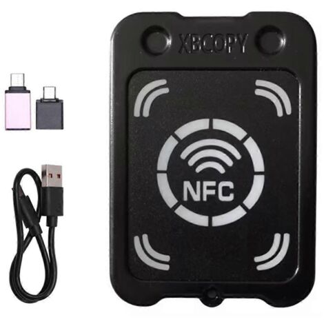 Lecteur/copieur de cartes à puce NFC RFID, lecteur de clés de chiffrement NFC (1/5)