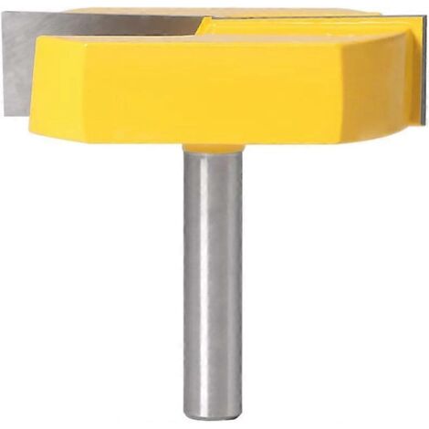Fraise à raboter de 8 mm, fraise à rainurer en T, fraise à profiler en T, rainure de 8 x 57 mm, lame jaune (1/5)