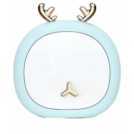 Lampe de chevet tactile rechargeable (bleue) pour dormir et protéger les yeux dans la chambre (1/4)