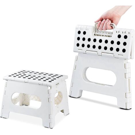 Tabouret pliable - Hauteur 23 cm (9 pouces) - Convient aux enfants et aux adultes - Idéal pour la cuisine, le jardin et la salle de bain (1/5)
