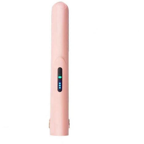 Fer à boucler sans fil - Rechargeable par USB, chauffe rapide, B (1/5)