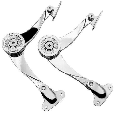 charnières de support pour couvercle pliant, quincaillerie de maintien pour rabat relevable de meuble, charnière réglable pour porte d'armoire de cuisine, pour porte d'armoire de cuisine (1/5)