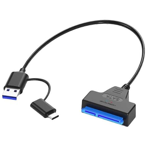 Adaptateur USB SATA 3 vers USB 3.0, compatible jusqu'à 6 Gbit/s (1/5)