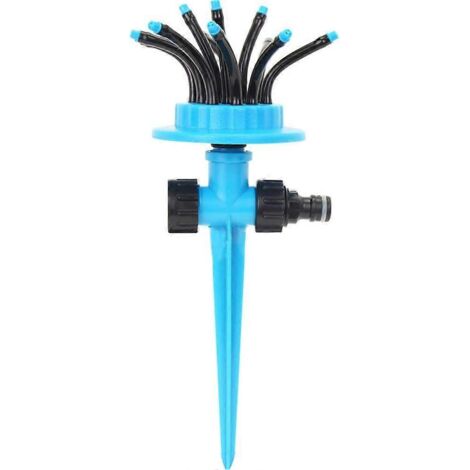 Arroseur de pelouse, arroseur de jardin à jet doux réglable à 360 degrés pour l'irrigation et l'arrosage du gazon (1/5)