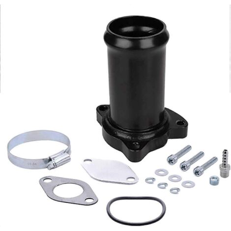 Vanne EGR, tuyau de remplacement de vanne 57 mm compatible avec le kit de suppression EGR 1.9 TDI 130/160 ch Diesel (noir) (1/5)