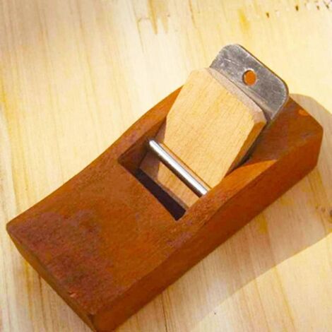 Mini rabot à main, petit rabot léger en acier pour le travail du bois, le dégrossissage et le rabotage