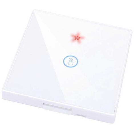Interrupteur tactile intelligent pour maison connectée, commande à distance pour éclairage électrique (1 poste). (1/5)