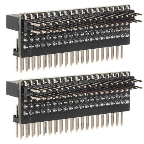 Mini-connecteurs pour carte d'extension GPIO 40 broches 1 vers 2, barrette de 2 x 20 broches, double connecteur mâle, double rangée (1/5)