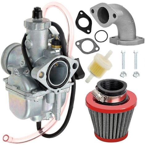 Kit de filtre à air et tuyau d'admission pour carburateur Mikuni 110cc, 125cc et 140cc (Pitpro A) (1/5)