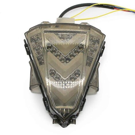 Feu arrière à LED rouge intégré pour moto YZF R15 2014-2016, avec clignotants et feux stop. (1/5)