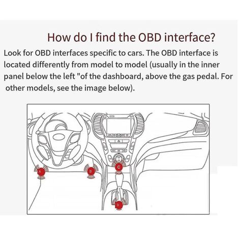 Outil de diagnostic automobile V100 : scanner à affichage numérique, lecteur de codes universel, testeur d'allumage (1/5)