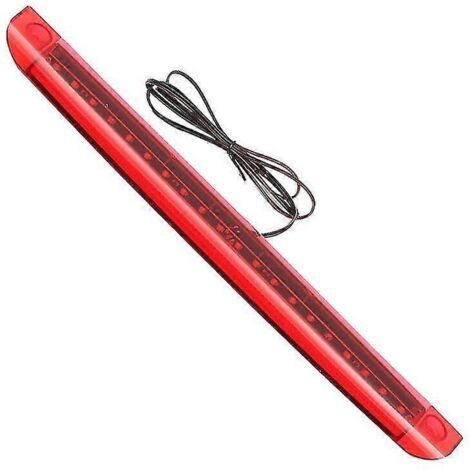Feu stop arrière universel rouge 12 V 20 LED pour voiture et moto, troisième feu stop surélevé