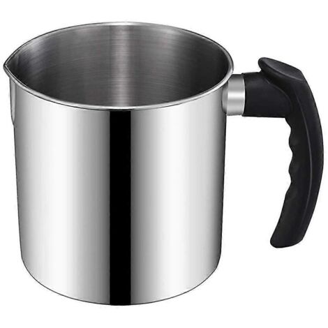 Pot à cire pour la fabrication de bougies, 1,2 L (44 oz), bain-marie, pichet résistant à la chaleur (1/5)