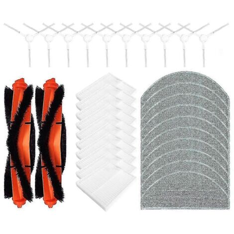 Filtre HEPA et lingettes de nettoyage pour aspirateur robot E10 / E12 / B112 / C103 - Accessoire de rechange (1/5)