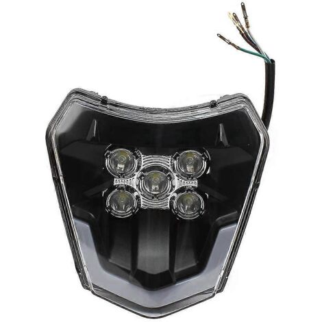 Phare LED pour moto (compatible EXC, XC, XCF, XCW, XCF, SXF, SSV 125, 150, 250, 350, 450, 530) (1/5)