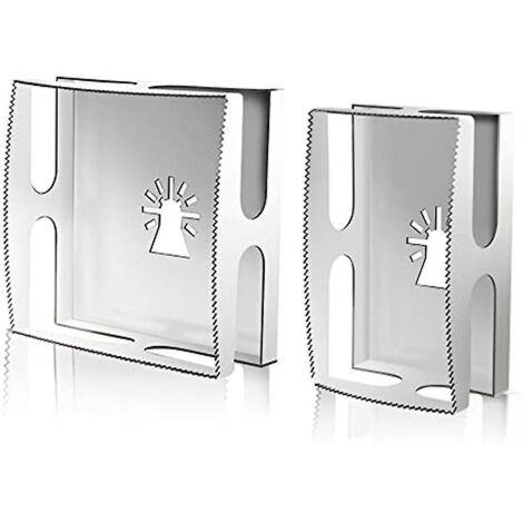 Fraise à rainurer à douille, outil de découpe de trous carrés pour outil vibrant, convient aux plaques de plâtre (1/5)