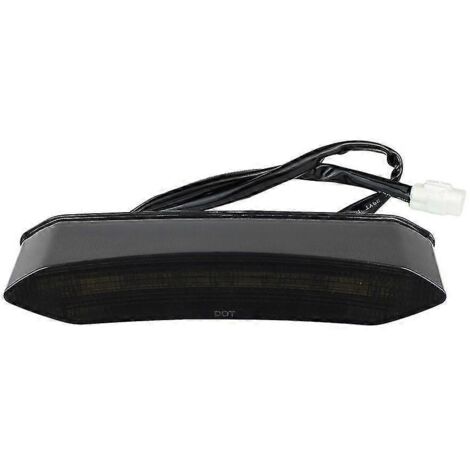 Feu arrière de moto, quad et vélo de plage, feu arrière LED 12 V pour 700 (2006-2018), noir (1/5)