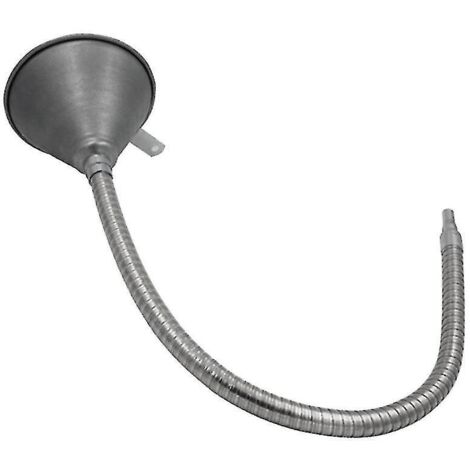 Entonnoir universel de remplissage d'huile moteur/transmission, entonnoir en fer avec embout flexible. (1/5)