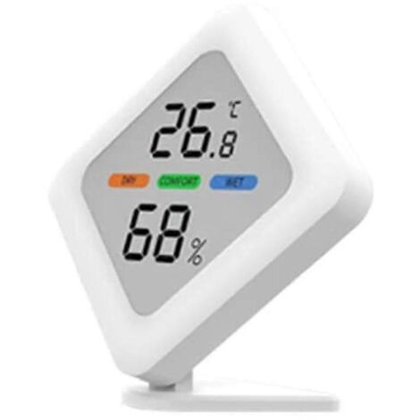 Thermomètre-hygromètre numérique d'ambiance, thermomètre portable pour intérieur et bureau. (1/5)