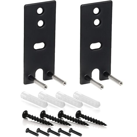 Supports muraux de remplacement en acier noir pour enceintes Omnijewel 650 et Surround 700 (1/5)