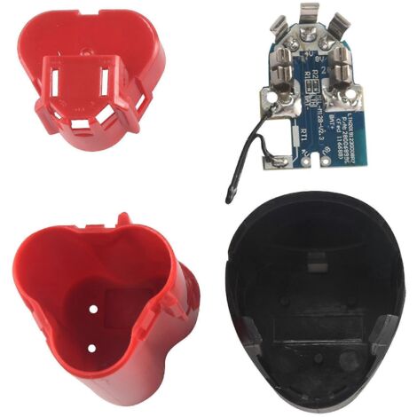 Boîtier plastique pour batterie M12 (sans cellule) - Circuit imprimé pour batterie Li-ion 12 V 1,3 Ah/1,5 Ah 48112411 (1/5)