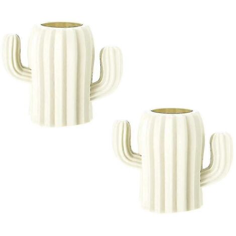 Lot de 2 porte-stylos cactus pour bureau, mignons et pratiques. (1/5)